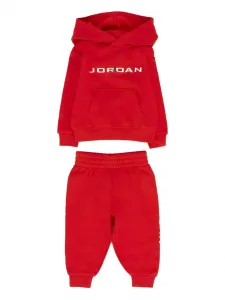 Спортивный костюм с логотипом Jordan Kids, красный