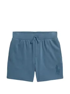 Спортивные шорты с вышитым логотипом Polo Ralph Lauren Kids, синий