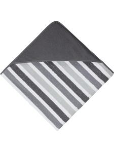 Erwin Müller Махровое банное полотенце с капюшоном серого цвета