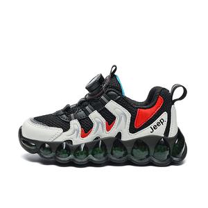 Скользоустойчивые амортизаторы с износостойкими свойствами Низкие детские повседневные туфли Черный Kids' Jeep, Classic Black