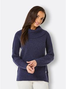 Водолазка цвета темно-синий меланж creation L