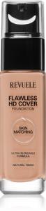Легкая Основа для идеального внешнего вида Revuele Flawless HD Cover Foundation, 02 Vanilla 33 ml