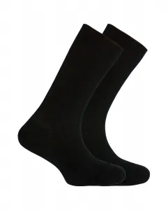 В упаковке 2 пары мужских носков из мерсеризованного хлопка черного цвета Punto Blanco