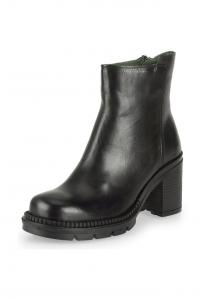 Ботильоны из гладкой кожи Felmini, черный