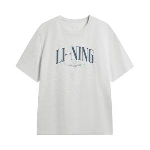 Футболка Li-Ning Sports Life Collection мужская, heather серый deep antarctic серый