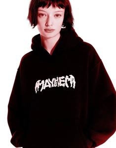 Толстовка Bershka с принтом Леди Гаги черного цвета