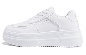 DAPHNE Стильные скейтерские туфли женские белые, цвет Casual-White