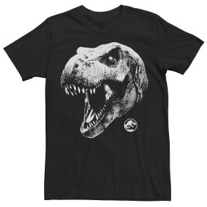 Мужская футболка Jurassic World T-Rex Grey Head Shot Licensed Character