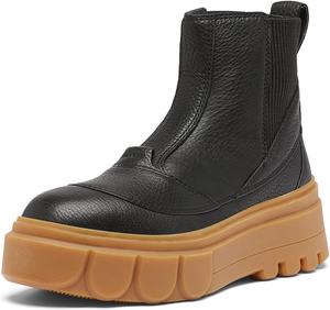 Женские водонепроницаемые ботинки SOREL Caribou X Chelsea, Black, Gum 2