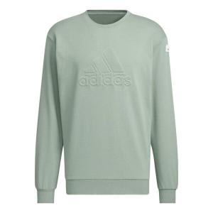 Свитера st графический теплый экипаж Adidas, зеленый