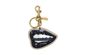 COACH Сумка из коровьей кожи в коллаборации с художником Томом Вессельманом для женщин с латунной фурнитурой и черным цветом