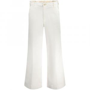 Белые хлопковые джинсы Guess Shoes, белый