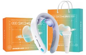 Массажер для шеи и плеч с термотерапией и импульсным воздействием G1 Deluxe Version SKG, Gradient Gift Box Set