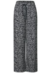 Брюки свободного кроя STREET ONE, темно-синий