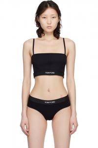 Модальный фирменный топ Tom Ford, черный