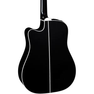 Акустически-электрическая гитара Takamine EF341DX Dreadnought Cutaway, черная