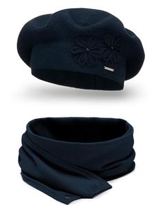 Шапка Vivisence 7007 Set, темно-синий