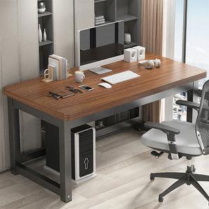 Письменный стол Yiman 140x60x75 см, деревянный, для дома и офиса, игровой, прямоугольный, цвет Walnut