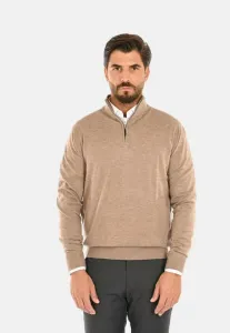 Свитер на молнии Ciabalù, Beige