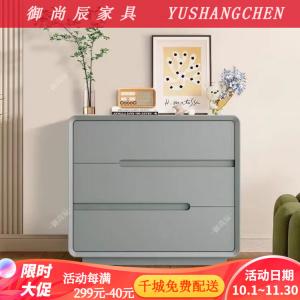 Yu Shangchen Комод 55х40х66 см для гостиной и спальни из массива дерева в итальянском стиле, 3 ящика, без сборки