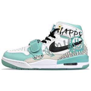 Баскетбольные кроссовки Legacy 312 Vintage для мужчин с высоким верхом, зеленый Jordan