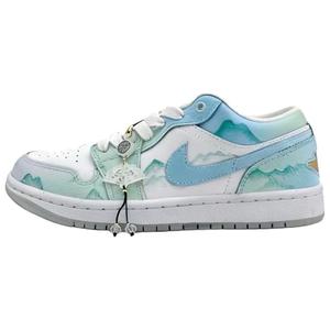 Jordan Винтажные баскетбольные кроссовки Air 1 унисекс низкие белые