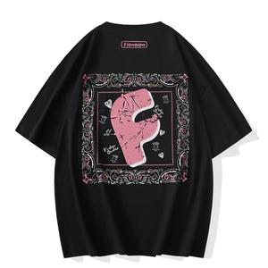 Футболка унисекс Fido Dido, черный/фиолетовый