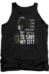Майка для взрослых Arrow Save My City Gildan, черный