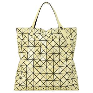 ISSEY MIYAKE Сумка-шоппер Prism Polyvinyl Chloride Resin, желтая