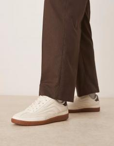 Кроссовки на шнуровке ASOS DESIGN в каменном цвете