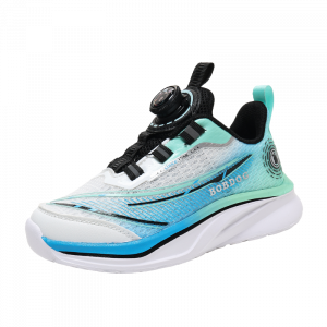 Износостойкие, дышащие, легкие, амортизирующие, с отскоком, низкие детские кроссовки для бега BOBDOG, белый/синий