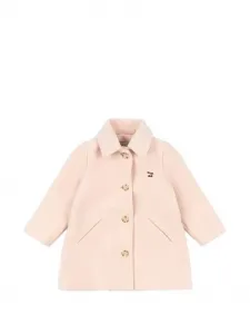 Пальто с вышивкой и пуговицами Konges Sløjd, розовый