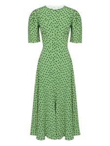 POST MERIDIEM платье миди на пуговицах, зеленый