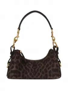 Сумка на плечо с леопардовым принтом Potamy, коричневый