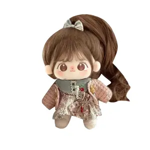 Мягкая игрушка из хлопковой ткани Cute Emoji Miaomiao, реверсивная кукла, высота 20 см Dolls and bears dance