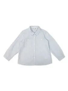 Рубашка в полоску Bonpoint, синий