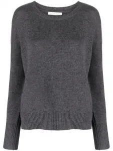 Кашемировый джемпер Mila в рубчик Lisa Yang, серый