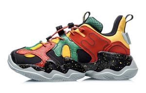 Кроссовки LINING YOUNG Reburn Kids Lifestyle Shoes GS Low-top Red/Yellow