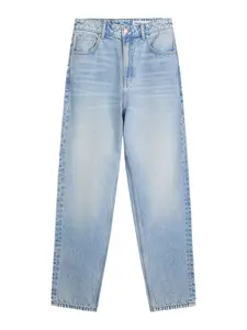 Bershka Джинсы свободного кроя в синем дениме