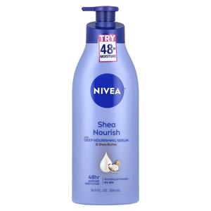Nivea, Питательный лосьон для тела с маслом ши, 500 мл (16,9 жидк. унц.)