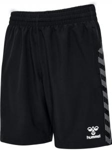 Детские шорты "Hmlauthentic Woven Shorts Kids" черного цвета Hummel