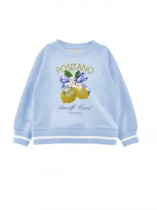 Толстовка felpa стрейч st.limoni f felpa Monnalisa, Light Blue