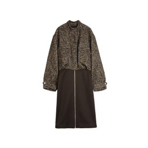 ELLE Пальто женское Coffee Stand Collar Moderate