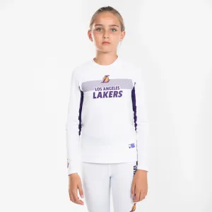 Мужские баскетбольные леггинсы Tarmak UT500 - NBA Лос-Анджелес Лейкерс/белые