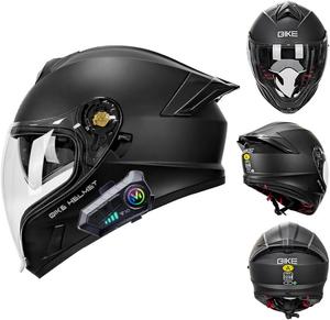 Шлем мотоциклетный YEATLM US03, черный