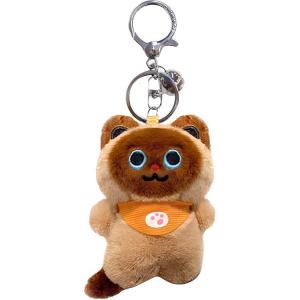 Очаровательная миниатюрная кошка с ручной веревочной застежкой плюшевый кукольный подвес высотой 8см Bowl, Siamese