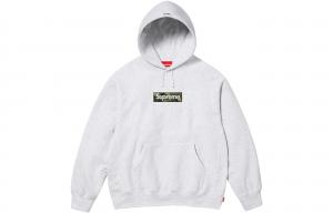 Футболка с логотипом Box Logo Pullover Hoodie Supreme, Светло-зеленый
