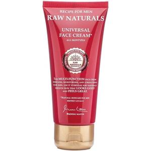 Укрепляющий и увлажняющий многофункциональный крем для лица Recipe for Men Raw Naturals Universal Face Cream для мужчин, 100 мл. Recipe For Men