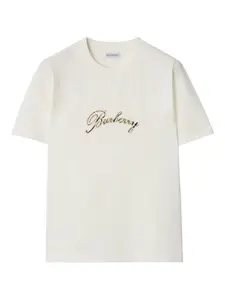Футболка с логотипом Burberry, белый