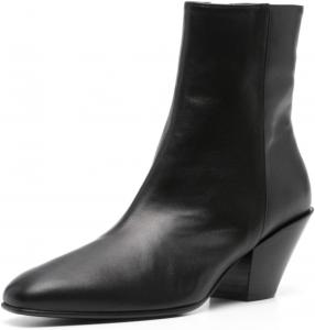 Женские ботильоны Maiyang, стильные, с широким каблуком средней высоты, округлый носок, боковая молния, классические, модные, для вечеринок и клубов, короткие, размер 4-16 US, Black